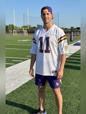 Vintage Nike Team Minnesota Vikings Daunte Culpepper #11 Jersey White XXL